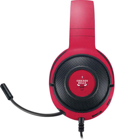 NBA Chicago Bulls Red Distressed Razer Kraken X Skin